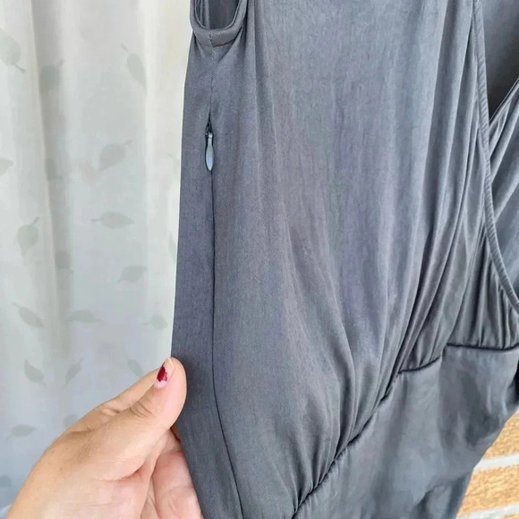 Iro ariella draped satin mini dress sz 4 - Picture 4 of 11